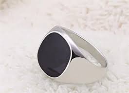 Men S Ring Luxury Black Onyx Stone Ring For Men Make Your Impression Yuzuk Aksesuarlar Erkek Yuzukleri