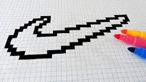 Hello fellow amino members : Handmade Pixel Art How To Draw Nike Logo Pixelart Youtube