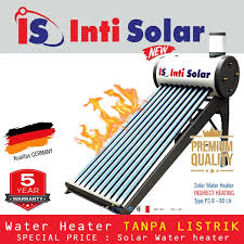 Beli solar water heater online berkualitas dengan harga murah terbaru 2021 di tokopedia! Jual Intisolar Promo Pemanas Air Tenaga Surya Solar Water Heater 80 Liter Kamar Mandiku Com