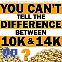 May 24, 2018 · a true symbol of high status, success, and prosperity, gold is a luxurious, highly desired precious metal. You Can T Tell The Difference Between 10k And 14k Gold Jewelry Secrets