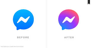 The standalone messenger app's first logo was a rectangular callout with rounded corners and a triangular ledge at the bottom. Facebook Messenger New Icon My F Opinion