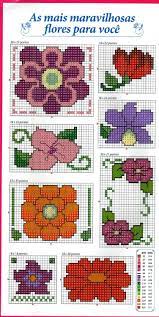 We've got silly sayings, words of wisdom, and designs both. Croche 06 Ou Bordado Mini Flores Cross Stitch Flowers Cross Stitch Rose Floral Cross Stitch