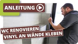 Gaste Wc Neu Gestalten Vinylboden An Wande Kleben Vinylboden Wc Renovieren Gaste Wc