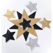 mini sets de table etoile or pailletee 15 cm les 2 baiskadreams com decoration table de noel deco jour de l an decoration