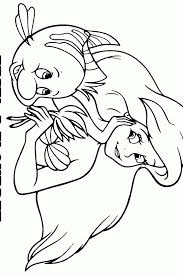 You'll find here various activities for kids such as coloring pages, craft activities, videos and games. Ariel And Flounder Coloring Page Coloring Home