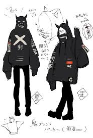 さくしゃ2 名刺 請求書 on twitter アニメの服を描く 服 描き方 パーカー イラスト