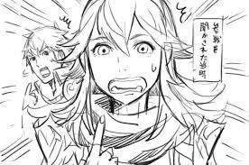 when they announced lucina as a character in ssb4 instead of chrom ファイアーエムブレム ルキナ 小崎