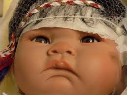 ASHTON DRAKE SO TRULY REAL BABY RAVEN WING Native American NIB COA Vinyl  Doll