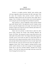 Bab i pendahuluan latar belakang masalah. Contoh Soal Dan Materi Pelajaran 2 Contoh Tesis Bab 4 Kuantitatif