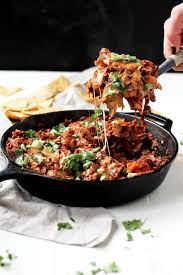 30 Minute Leftover Sweet Potato Turkey Enchilada Skillet Ambitious Kitchen Recipe Turkey Enchiladas Sweet Potato Recipes Leftover Turkey Recipes