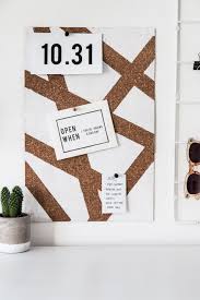 Diy Geometric Painted Cork Board Diy Cork Board Cork Diy Ikea Cork