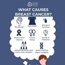 Change in breast size and shape. Causes Of Breast Cancer Global Cancer Trust Facebook
