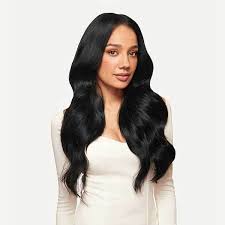 Hairstyles with extensions for black hair hairstyle for 8. Clip In Hair Extensions Jet Black Color 1 160 Grams
