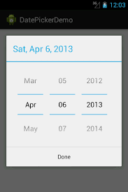 Android Date Picker Example For More Detailed Explaination Visit Www Pavanhd Blogspot In 2013 04 Android Datep Android Tutorials Android User Interface Design