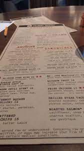 The Menu Picture Of Culinary Dropout Tucson Tripadvisor