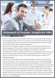 Get The Best Statement Of Purpose Sample For Mba Sop Template Mba Purpose Statement