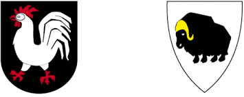 Volda kommunevåpen, coat of arms, 2020, møre og romsdal, norway, . Kommunevapen Arkivverket