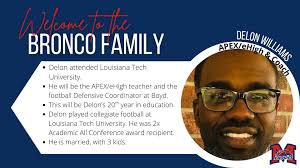 Congratulations to Mrs. Sarah Bates for being chosen as our Bronco Teacher  of the Week! Mrs. Bates works hard supporting our students and teachers in  our CTE department. Thank you Mrs. Bates