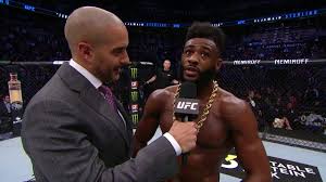 He is a purple belt in brazilian jiu jitsu and a former ncaa division iii wrestler. Ufc Phoenix Aljamain Sterling Octagon Interview Youtube