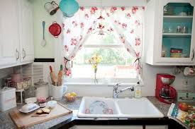 shabby chic kitchen curtains