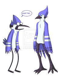 Regular Show Mordecai By Mgx0 On Deviantart Regular Show Cross Art Cartoon Art