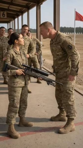 The entire firing line laughed at her. 😳🎯, A Sergeant handed her the  hardest rifle on the range., The soldiers expected her to fail., They  expected excuses., They expected fear., Instead, she calmly ...