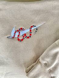 Maybe you would like to learn more about one of these? Custom Nike Snake Embroidered Crewneck Custom Vintage Gucci Etsy Embroidered Crewneck Embroidered Sweatshirts Personalized Embroidered