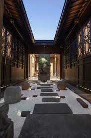 四水归堂 布局 木梁承重 砖砌护墙 home building design japanese architecture architecture