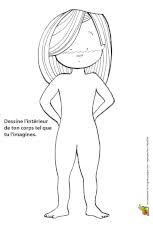 Coloriage petite fille a l ecole. Coloriage Jeux Petite Fille Sur Hugolescargot Com