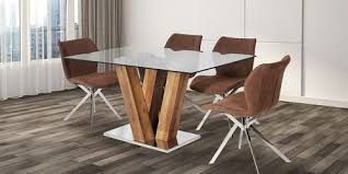 Glass kitchen & dining room sets : Top 10 Glass Dining Table Set Best Glass Dining Table Set Mumbai 21