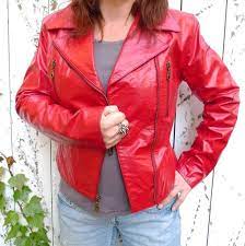 Red Jacket Guess Leather 1980s Cherry Red By Cozystudio On Etsy 50 00 Jackets Red Jacket Leather Jacket