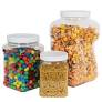 Plastic Square Nut Storage Jars from www.usplastic.com