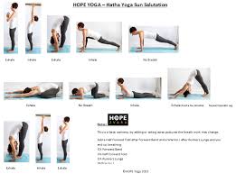 Hatha Yoga Sun Salutation With Hope Zvara Yoga For Flexibility Basic Yoga Poses Yoga For Stress Relief