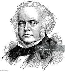 Sidney Herbert 1st Baron Herbert Of Lea 19th Century Stock Illustration