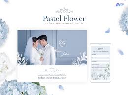 Romeo and juliet get married and quindon tarver sings that song. Pastel Flower Online Wedding Invitation By Miacompany Id Bridestory Com