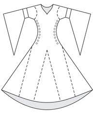 Renaissance Sewing Patterns Medieval Dress Pattern Clothing Patterns Medieval Clothing