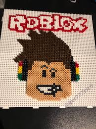 Roblox Hamabeads Diy Perler Beads Perler Beads Designs Hama Beads Patterns