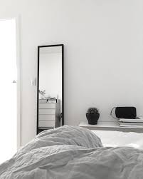 Black And White Bedroom With Wood Furniture Simplyaclassygirl Minimal Bedroom Minimalist Bedroom Minimalist Bedroom Design