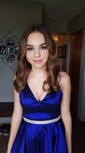 Prom Prommakeup Bluedress Browneyes Airbrushmakeup Andreasmakeupartistry Loosecurls How To Feel Beautiful Hair And Makeup Artist Fashion