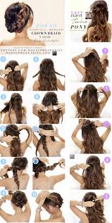 Divide your hair into two equal sections at the center of your head. Hairstyles For Back To School Easy Folade