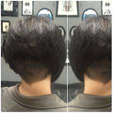 Undercut Shaved Stacked Inverted Bob Haircut Inverted Bob Hairstyles Inverted Bob Haircuts Stacked Bob Haircut