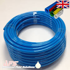 3mm od x 2mm id metric polyurethane flexible tubing pu air pipe blue