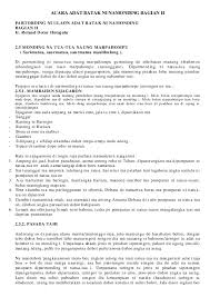 Acara Adat Batak Ni Namonding Bagian Ii Partording Ni Ulaon Adat Batak Ni Namonding Bagian Ii Mangatur Sitorus Academia Edu