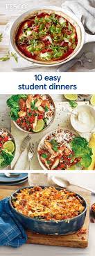 10 Easy Student Dinners Easy Student Meals Student Recipes Cheap Family Meals