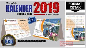 Template desain kalender meja 2021 psd ai indesign. Cara Membuat Desain Kalender Duduk 2019 Di Coreldraw Calender Templates Youtube