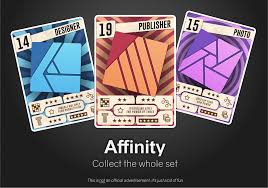 Maybe you would like to learn more about one of these? Affinity Trading Cards Share Your Work Affinity Forum