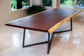 Raw Edge Solid 8 Seater Dining Table 8 Seater Dining Table Metal Dining Table Dining Table