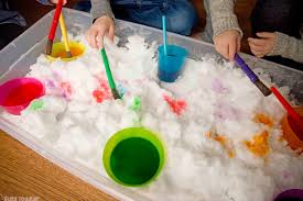 In case you missed it, here are some of our recent love to learn linky posts that are jam packed with fun themed crafts & activities for kids. Paint Snow Winter Activity For Kids Busy Toddler
