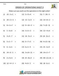 Pemdas Worksheets Order Of Operations 3 Pemdas Worksheets Pemdas Order Of Operations