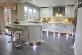contemporary white bespoke kitchens